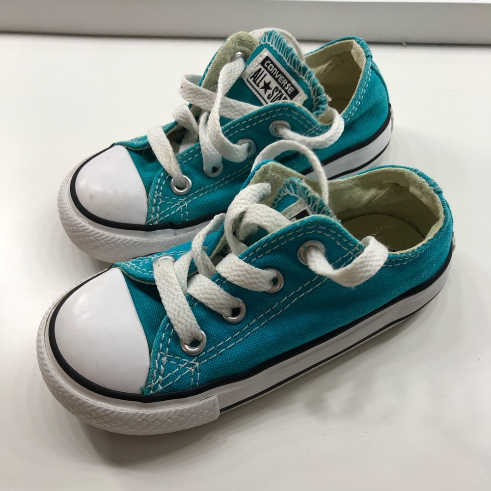 Teal Converse Sneakers. Sz 7. Great used condition